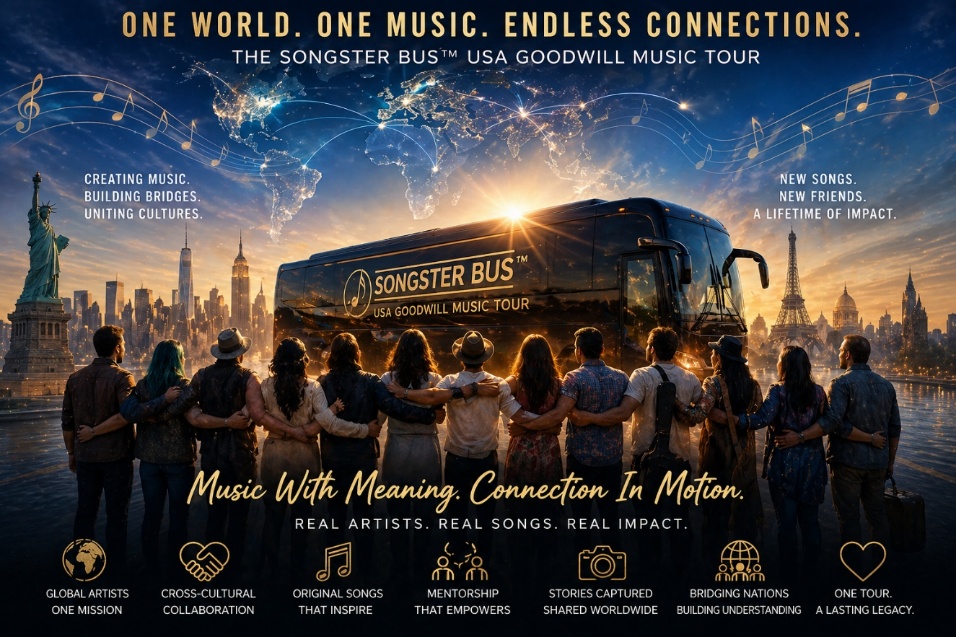 Songster Bus USA Goodwill Music Tour
